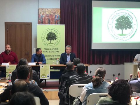 Στ Αρναουτάκης: Συνεχίζουμε τον αγώνα για μια καλύτερη, δικαιότερη και δυνατότερη Ευρώπη. Με επιτυχία έγινε η εκδήλωση “Σχολεία Πρέσβεις του Ευρωπαϊκού Κοινοβουλίου.» στο Δήμο Γόρτυνας.