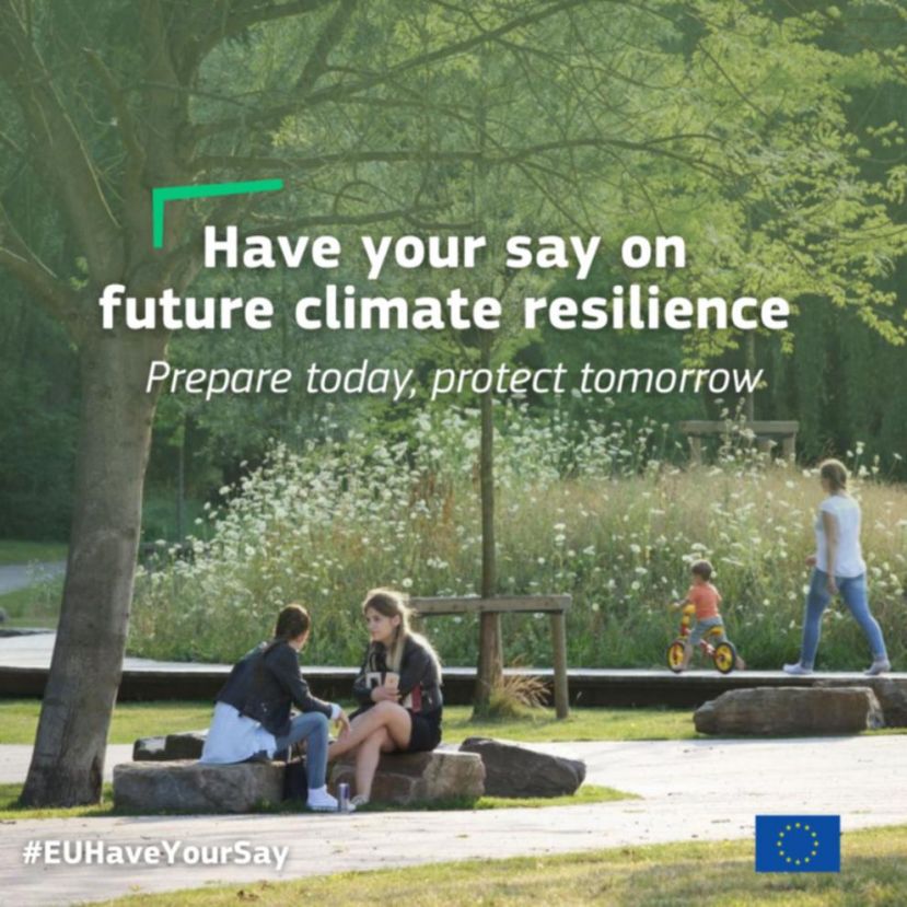 Διαβούλευση Γενικής Διεύθυνσης Δράσης για το Κλίμα (DG CLIMA) για το νέο πλαίσιο ανθεκτικότητας στην κλιματική αλλαγή