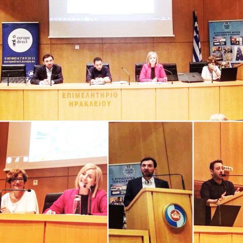Με επιτυχία πραγματοποιήθηκε η 1η ημέρα «ΜΕΡΕΣ ΕΚΦΡΑΣΗΣ ΚΑΙ ΔΗΜΙΟΥΡΓΙΑΣ ΤΟΥ ΔΙΚΤΥΟΥ TEACHERS4EUROPE» με την υποστήριξη της Περιφέρειας Κρήτης και του Europe Direct of Crete.