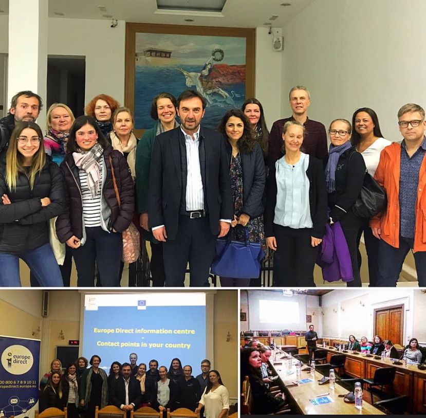 Συμμετοχή του Europe Direct της Περιφέρειας Κρήτης στις εργασίες της συνάντησης στο Ηράκλειο του προγράμματος Erasmus + KA2 με τη ονομασία: &quot;Social Media as a tool for Inclusion&quot;