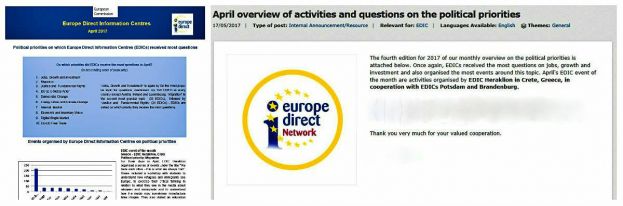 Event of the Month για τον Απρίλιο επιλέχθηκε από την Ευρωπαϊκή Επιτροπή η Δράση “O ένας τον άλλο έχουμε | πάντα αυτό είχαμε”_(!)